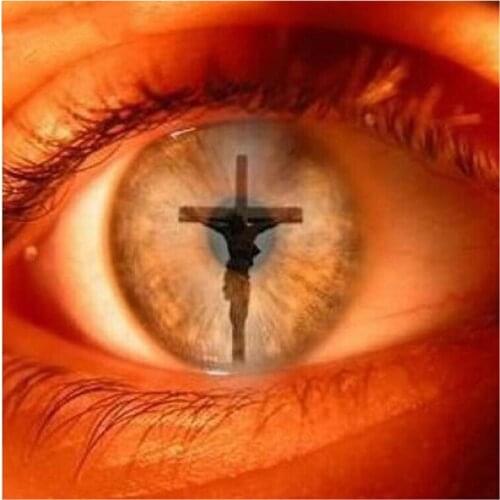 Diy 5D Diamond Painting Cross Stitch Art Paintings Jesus Cross Eyes Needlework Diamond Embroidery Mosaic Wall Sticker Home Decor