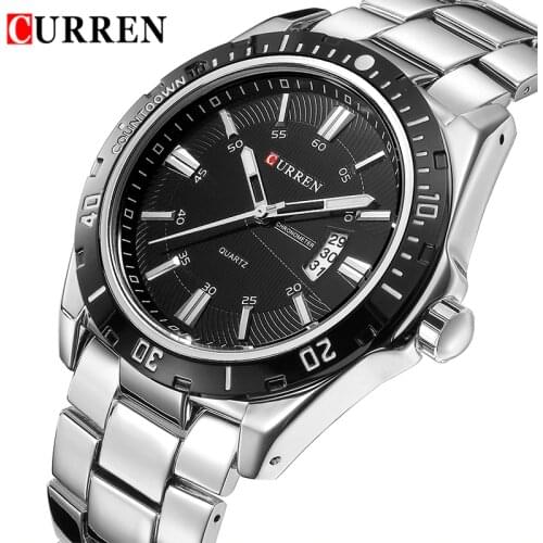 CURREN Top Brand Luxury Men Watches Male Fashion Sport Watch Man Business Date Quartz Wristwatch Analog Clock Relogio Masculino