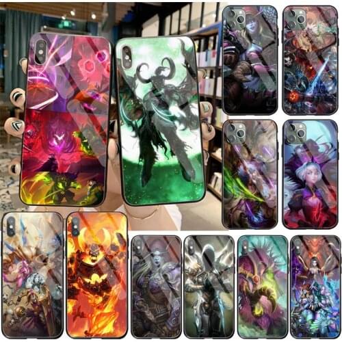 YJZFDYRM Game Heroes of the Storm Phone Case Tempered Glass For iPhone 11 Pro XR XS MAX 8 X 7 6S 6 Plus SE 2020 case