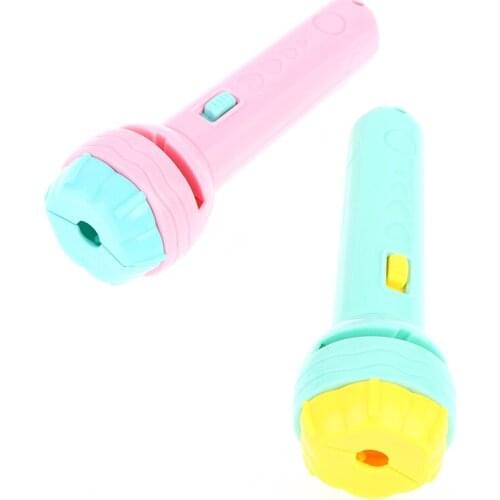 Baby Sleeping Story Book Flashlight Projector Torch Lamp Toy Early Education Toy for Kid Holiday Birthday Xmas Gift Light Up Toy