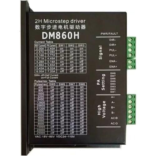 Two-phase Microstep driver DM860H, stepper driver DM860H,engraving machine driver