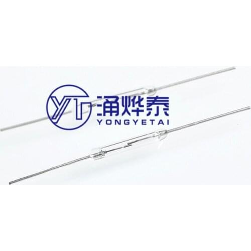 YYT 10PCS Y213 Reed Switch Magnetic Control Switch 2*14mm Normally Open Magnetic Sensor Switch