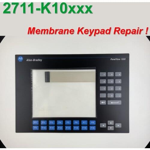 Allen Bradley 2711-K10C PanelView 1000 keypad screen overlay 2711-K10G for Panel Repair,in stock