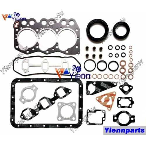 For Yanmar 3TN66L 3TN66E 3TN66-UJ Overhaul Gasket Set Kit W/ Head Gasket For JOHN DEERE 240 330 332 415 Tractor Engine Parts