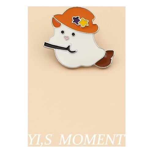 Metal Cartoon Enamel Pin Cute Animal Badge Jewelry Accessories Paint Brooch for Bags Clothes Caps Badge