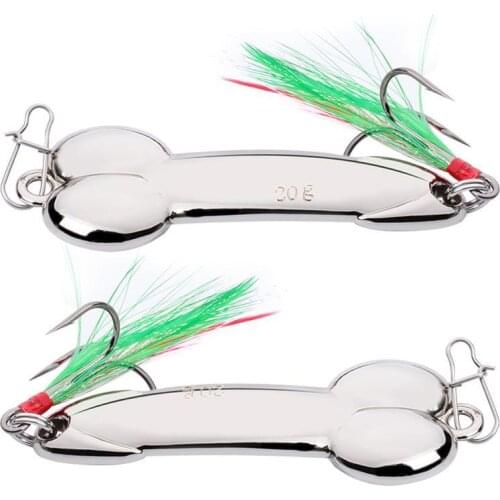 Metal Fishing Lure Bass Freshwater Saltwater Casting Hard Bait Treble Hook Jigs For Pike Bass Sea Outdoor Fishing Accessories