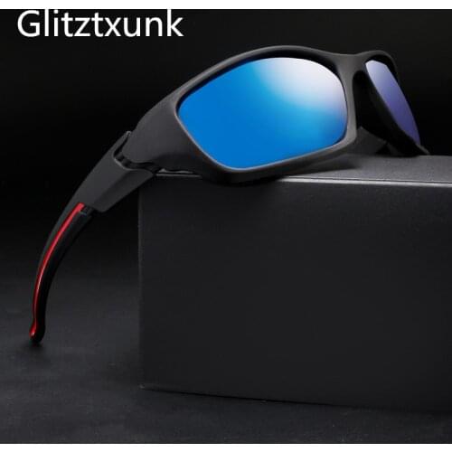Glitztxunk Fashion Polarized Sunglasses Men Luxury Brand Designer Vintage Sport Driving Sun Glasses Male Goggles Shadow UV400
