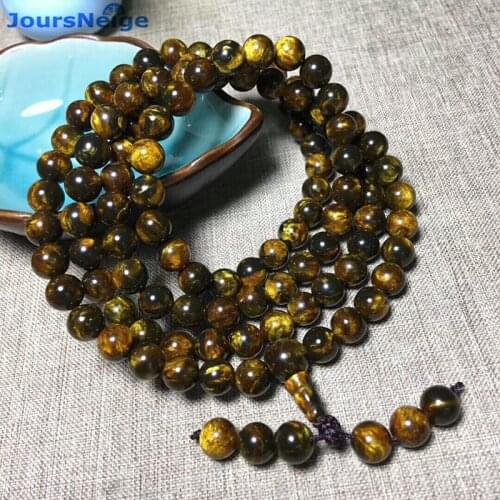 Wholesale Jin Hai Liu Coral Bracelets DIY Buddha 8mm Round Beads Tibetan Style Hand String Lucky For Women Men Bracelet Jewelry