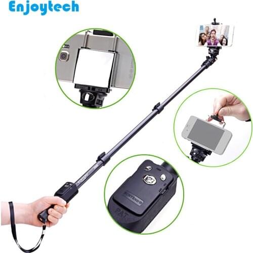 Portable Handheld Bluetooth Selfie Stick Monopod for iPHhone Xiaomi Smartphones Foldable Selfie Stick Monopod With Phone Holder