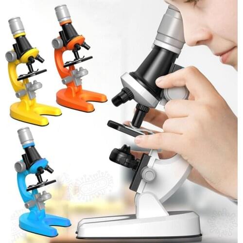 1200X Portable Biological Experiment Microscope School Science Educational Children Student Enlighten Education Toy