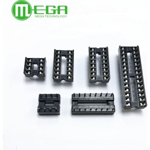 6P/8P/14P/16P/28P/40P DIP IC Sockets Adaptor Solder Type Socket