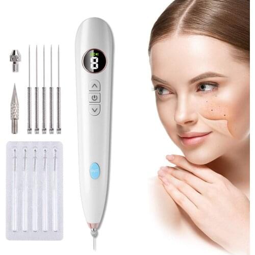 LCD Plasma Remover Pen, Laser Mole Removal Pen Wart Corn Freckle Tag Nevus Dark Age Sweep Spot Tattoo Beauty Skin Care tools