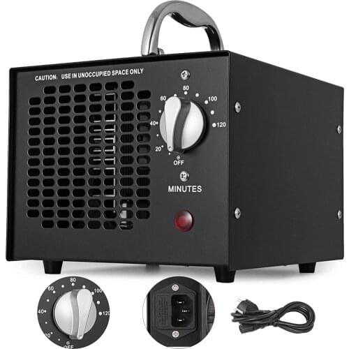 Advanced Commercial Ozone Generator 5000mg Multifunctional Air Purifier Deodorizer Sterilizer Addition to Formaldehyde Machine