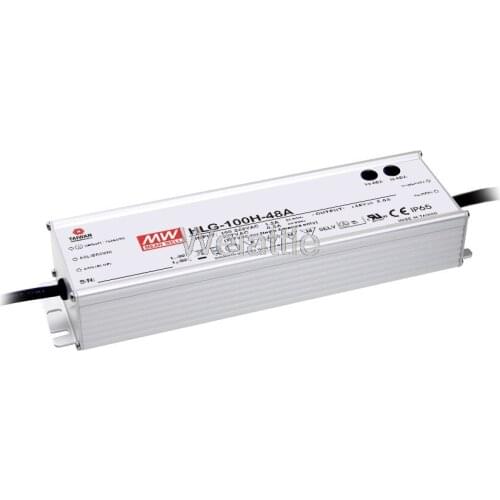 MEAN WELL HLG-100H-54B 54V 1.77A HLG-100H-54A 27-54V 95.58W IP67 Single Output LED PMW Dimming Driver Power Supply A B D type