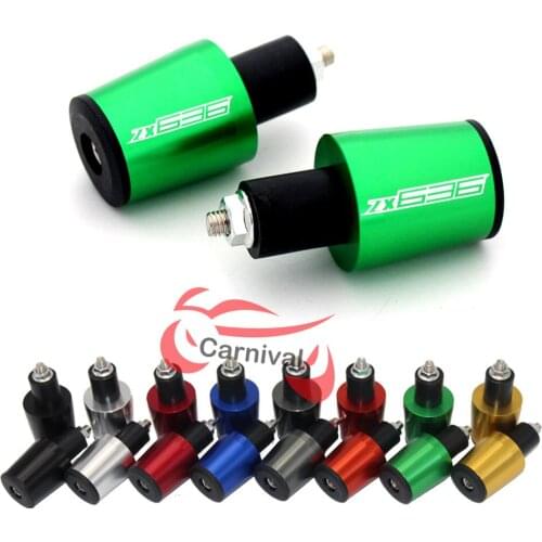 22MM CNC handlebar plugs, handle bar end caps for Kawasaki Ninja ZX6R 636 zx6rrr ZX 6R ZX 6rrr 2005, 2006