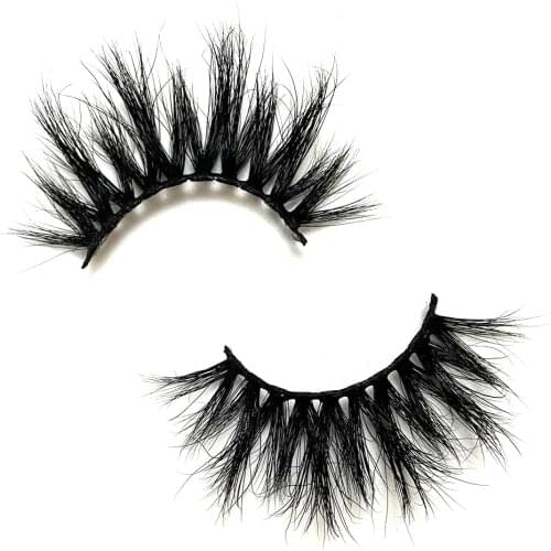 1 pair 25mm Mink Lashes False Eyelashes 5D Mink Lashes Dramatic Resuable 3D Mink Eyelashes Cruelty Free Eyelash Makeup GS513