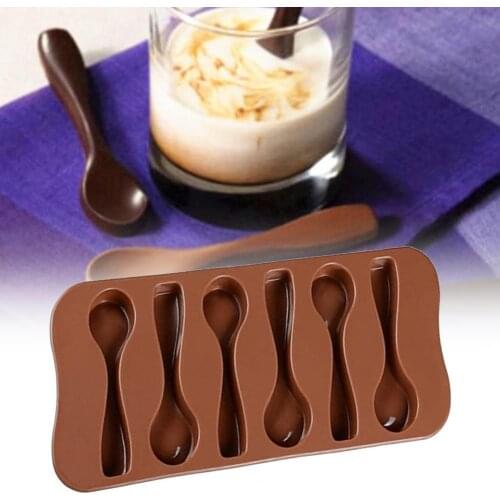 1PC Dessert Mold Healthy Easy to Use Lightweight Chocolate Spoon Kitchen Tool for Dessert House Baking Tools PastryTools