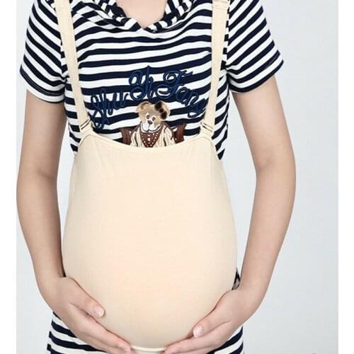 1000g 2-3 Months Soft Silicone Belly Cloth Bag Woman Pregnant Bump