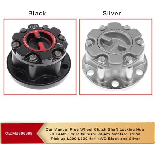 Car Manuel Free Wheel Clutch Shaft Locking Hub 28 Teeth For Mitsubishi Pajero Montero Triton Pick up L200 L300 4x4 4WD MB886389