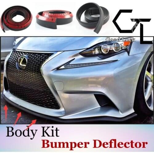 Bumper & Spoilers Lip Deflector Lips For LEXUS Front Skirt / BROTHER AUTO EXPRESS / Strip / Anti-Scratch Anti-Scratch Bumper Lip