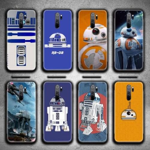 BB8 BB 8 R2D2 Robot Phone Case for Redmi 9A 8A 7 6 6A Note 9 8 8T Pro Max Redmi 9 K20 K30 Pro