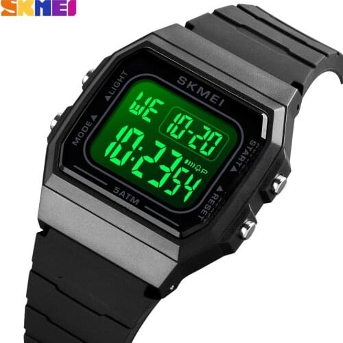 SKMEI New Sport Watch Women Japan Digital Movement Mens Clock Brand Chrono Alarm Electronic Female Wristwatch Relogio Feminino