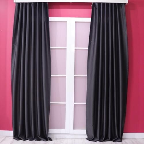 Home Color Home Light Proof Blackout Backdrop Curtain 160x270 cm Straight Welded