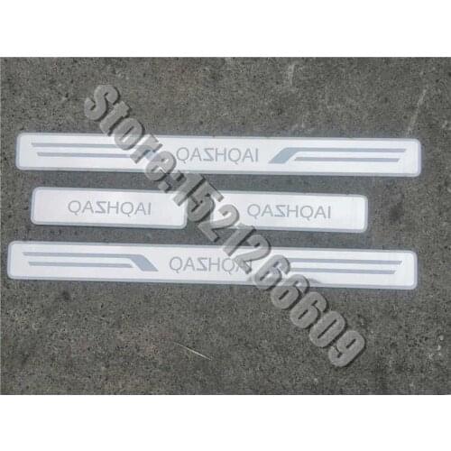 Door sill Sticker Styling For Nissan Qashqai J11 Car Accessories 2016 2017 2019 2020 stainless steel Cover Scuff Plate Guard