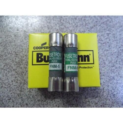 FNM-5 BUSSMANN Boshi Man United States 10X38 fuse / Fuse 5A 250V Authentic