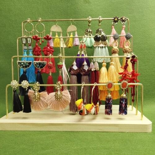 Kissme Classic Tassel Earrings For Women Hyperbole Stylish Dangle Earrings Clearance Sale Big Discount Fashion Jewelry Wholesale