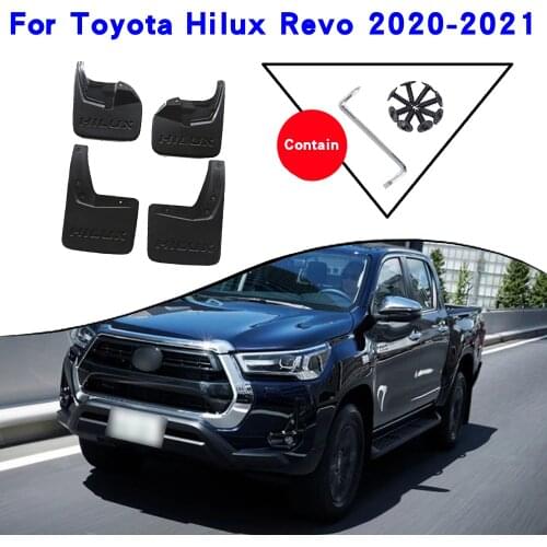 Car Fender Accessories For Toyota Hilux Revo 2018 2019 2020 2021 Mudguards Splash Guards Fender Mudflaps Car Fender Mud Flaps