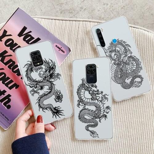 Remazy Fashion Dragon Animal Pattern case For Huawei P9 P10 P20 P30 P40 P smart Lite Plus Pro cases Y5 Y6 Y7 2018soft Cover