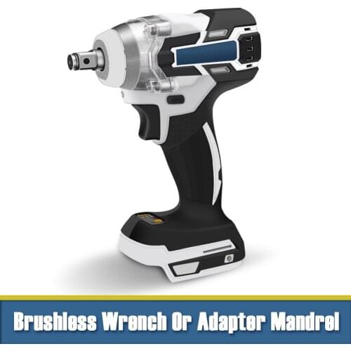 New 1280W Cordless Drill Brushless Electric Hammer 19800mAH 240-520NM Adjustable 0~3600 RPM 240-520NM Torque Wrench Power Tools