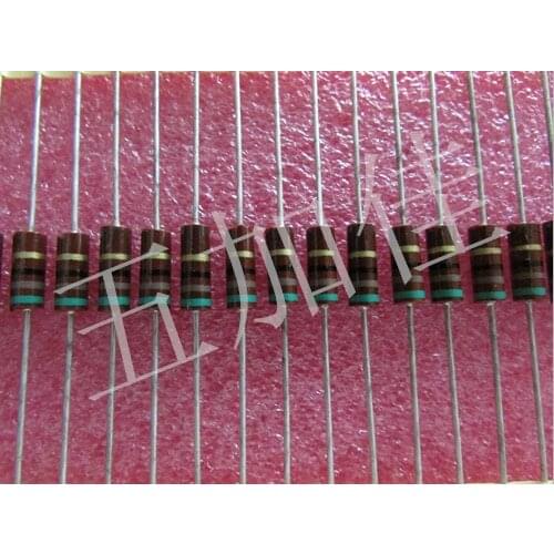 Original new 100% RCR20G510JS 51R 1/2W carbon core non inductive resistance color ring resistance 10x3.5MM (Inductor)