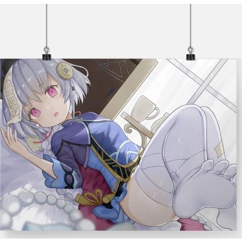 QIQI Genshin Impact Art Decoration Prints Canvas Home Decor Dorm Living Room Bedroom Poster Painting Wall Art