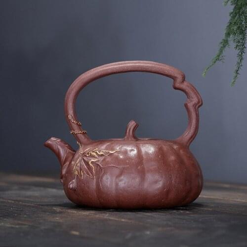 Undressed ore quality goods by hand qing liang pot of of bottom chamfer top grade tea set special big goods the teapot