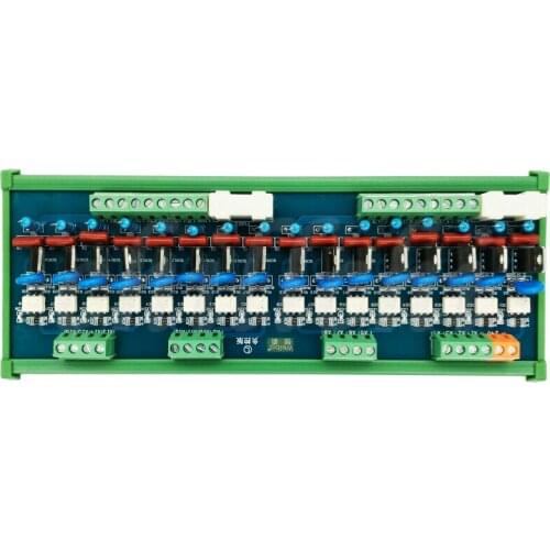 16 road PLC AC Amplifier Input Terminal Positive and Negative Triggering Controllable 220V Voltage with SCR Photocoupler