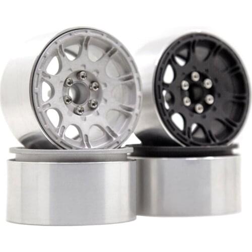 2.2 Inches Metal Beadlock Wheel Rim for TRX4 90046 RR10 Universal RC Crawler Car Modified Upgrade Accessories Spare Parts