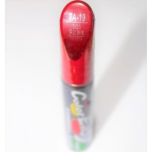 Car scratch repair pen, auto paint pen red color for Toyota Vios Corolla Reiz vois highlander Crown RAV4 Camry Yaris