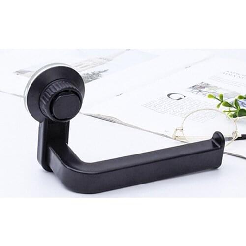 Sucker Toilet Paper Holder Moisture-proof Roll Paper Tube Wall Mount Waterproof Toilet Roll Holder Punch-free Kitchen Bathroom
