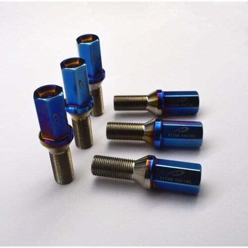 Gr5 titanium wheel bolts for European Cars
