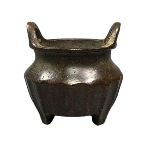 Chinese Old Copper Collection Pure Copper Incense burner