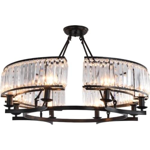 New Chinese style chandelier living room lamp Chinese style modern minimalist bedroom dining room lamp home retro creative light
