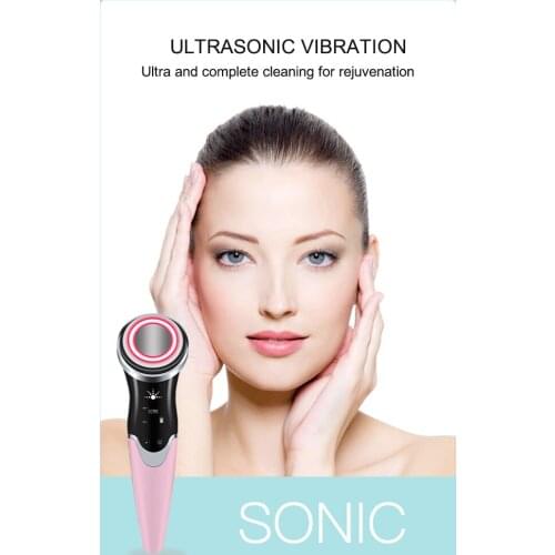 Face Massager Skin Rejuvenation Radio Mesotherapy LED Facial Lifting Beauty Vibration Wrinkle Removal Anti Aging Radio Frequency