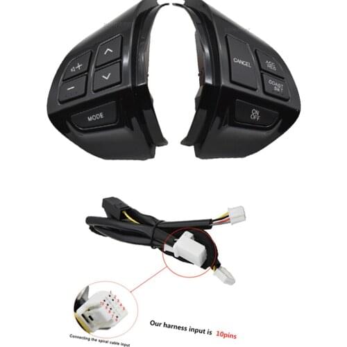 Bluetooth Phone Cruise Control steering wheel switch Auto Spare Parts steering wheel buttons for Mitsubishi Outlander 2007-2012