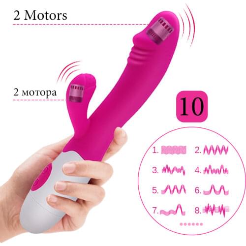 Multispeed Magic Female AV Wand Massager Rabbit Vibrator Vagina Clitoris Massager Masturbation Electric Motor Sex Products