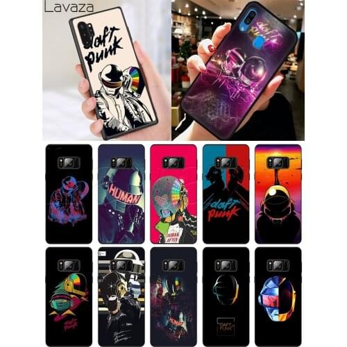 Lavaza Daft Punk Soft Silicone Case for Samsung S6 S7 Edge S8 S9 S10 Note 8 9 10 Plus