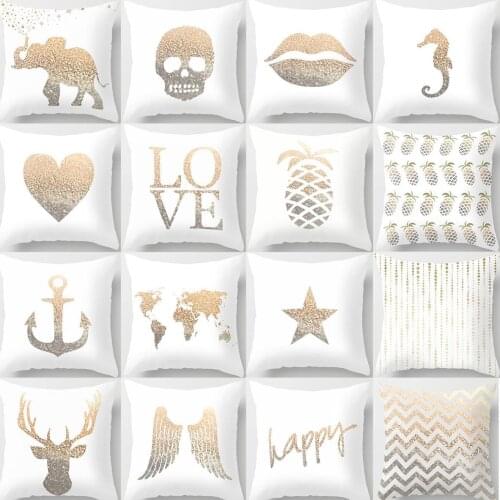 Seas And Oceans Cushion Cover Animals Pineapples Elephant Printed Pillow Cover Pillowcase Home Decor Pillow Fundas De Cojines