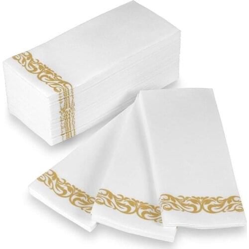 25/50pcs Disposable Tissue Napkin Home Restaurant Dish Bowl Paper Towel for Parties Weddings Dinners Table Decor Accessories