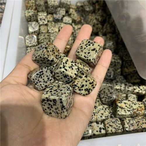 Wholesale 1000g natural leopard polished gemstone cube reiki healing crystals tumbled stone for meditation